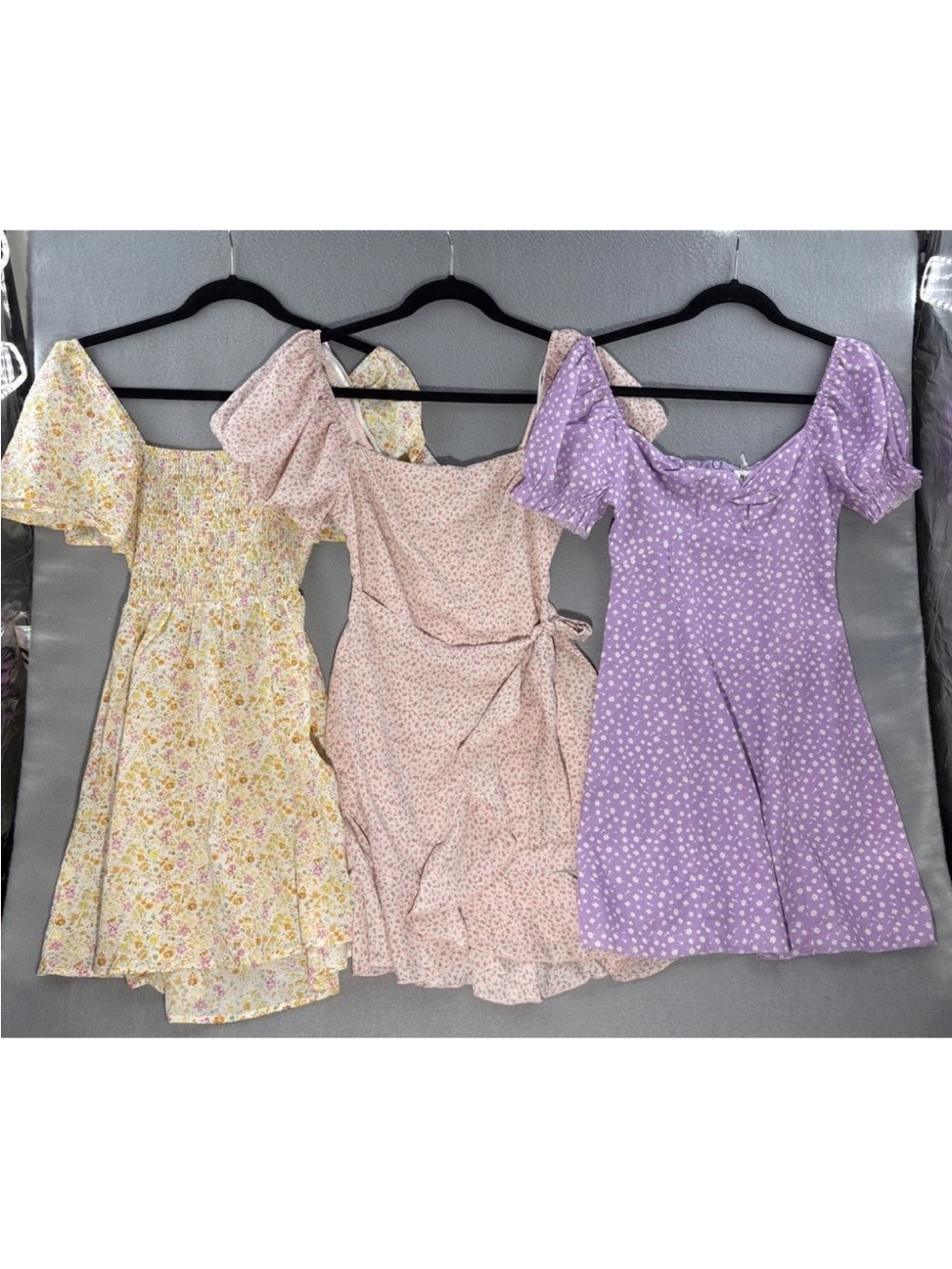 Princess Polly Mini Dress Lot 3 Short Sleeve Floral Multicolor